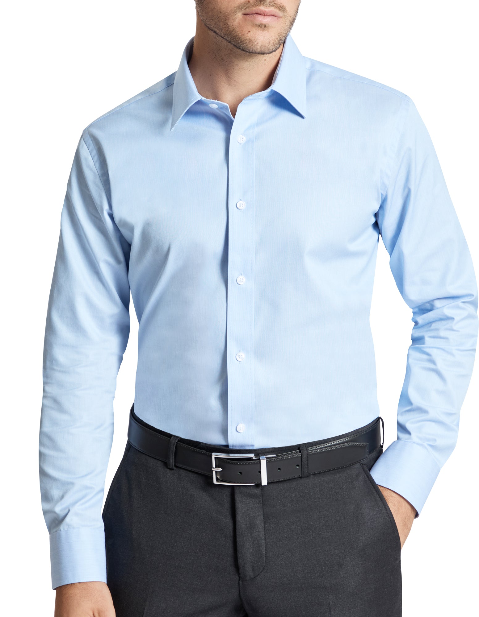 Liberty Business 5WT Blue Easycare Shirt - Tall Fit