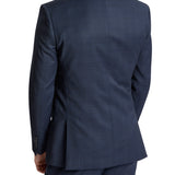 Ritchie 108 Blue Check Wool Stretch Suit Jacket