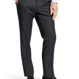 Lyon 101 Black Australian Merino Wool Suit Trouser