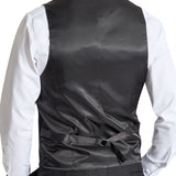 Ryan 106 Black Australian Merino Wool Waistcoat