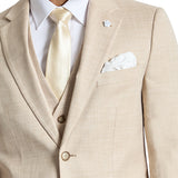 Louis 5ZS Sand Comfort Stretch Suit Jacket