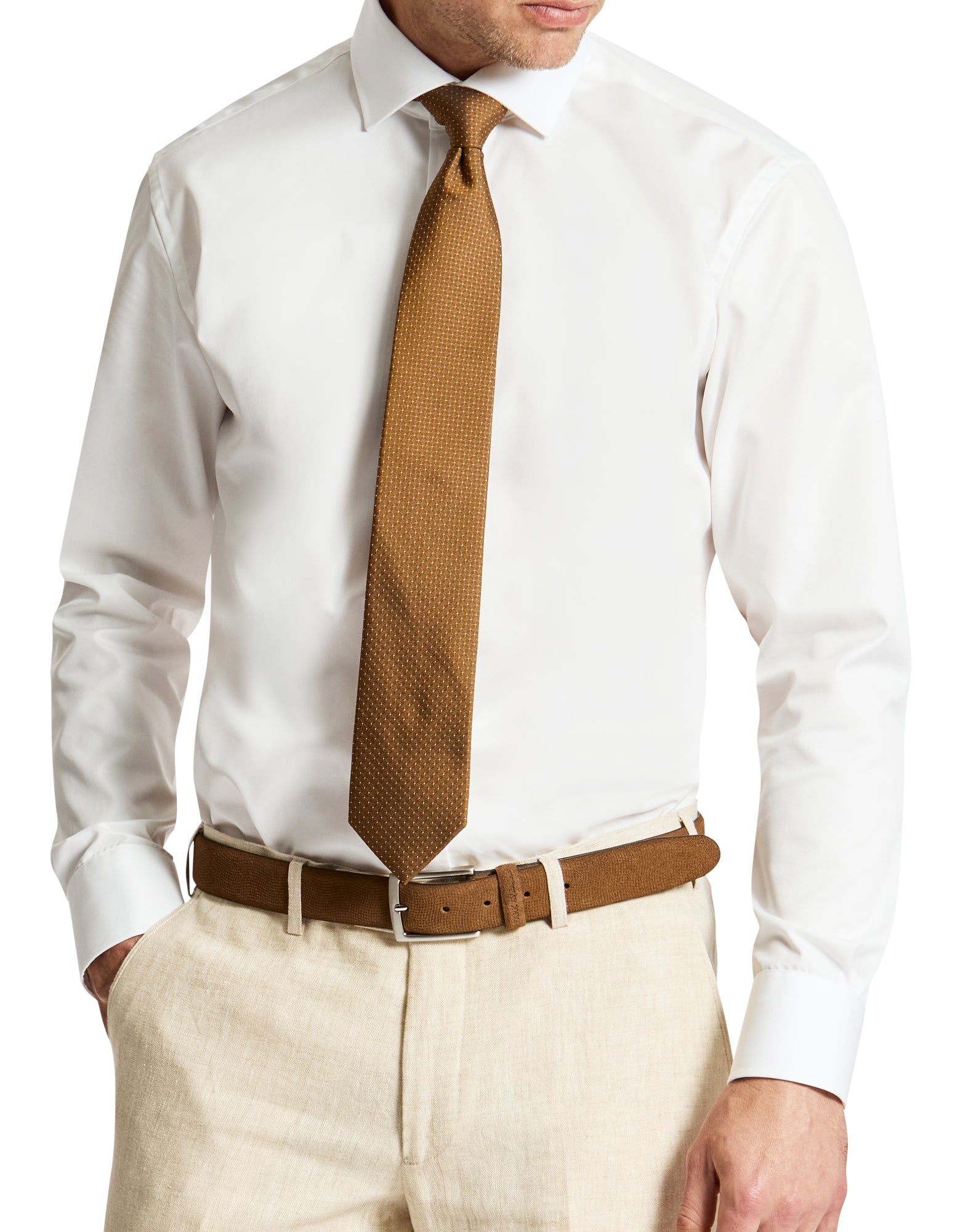 Jacque Business 5WT Ivory Easycare Shirt