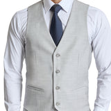 York 5ZS Light Grey Comfort Stretch Waistcoat