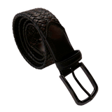 Brown Cross Woven Belt