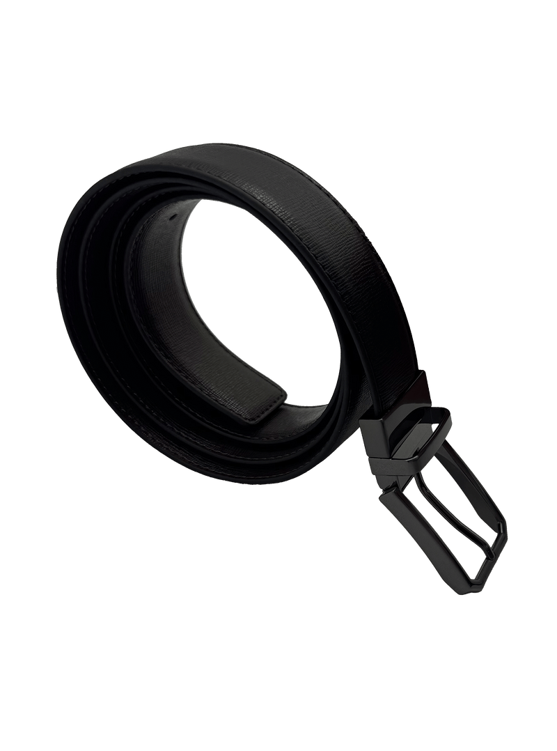 Black Brown Reversible Buckle Belt