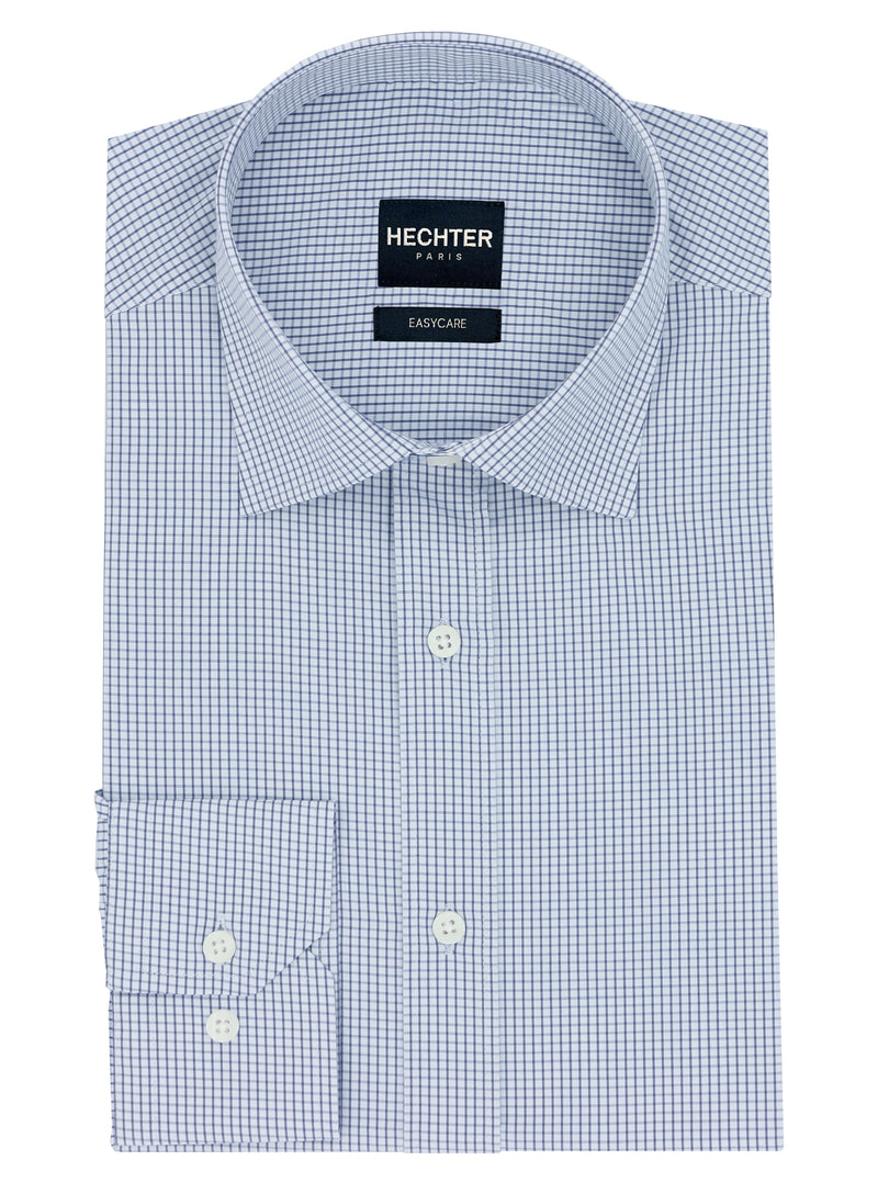 Liberty Business Blue Microchecked Shirt