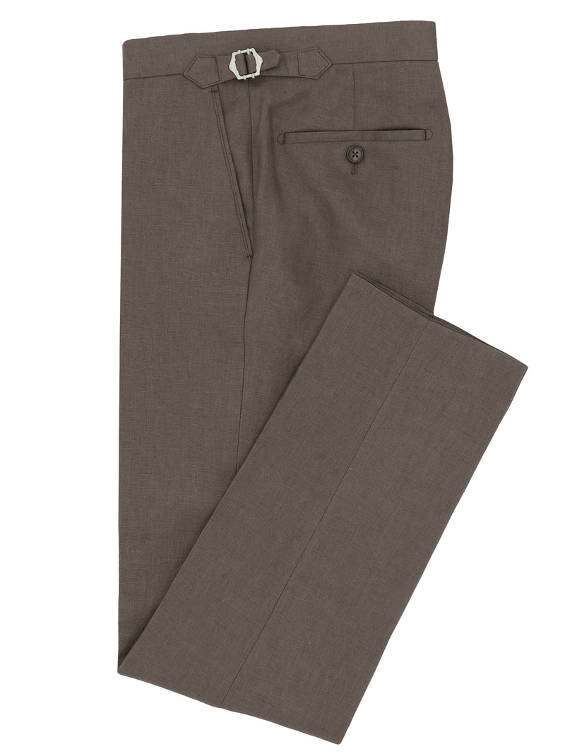 Blake Brown Linen Trouser