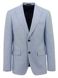 Cannes Edward Blue Wool Suit