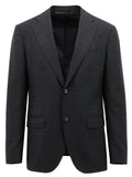 Forli Blake Black Prince of Wales Checked Wool Suit