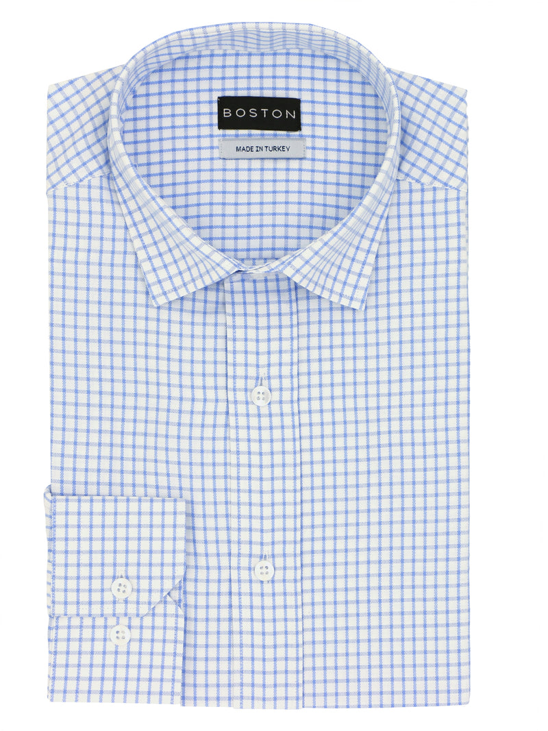 Liberty Casual Blue Checked Shirt