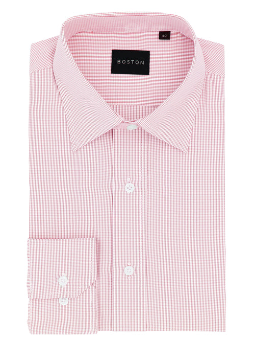 Liberty Business Pink Microchecked Shirt