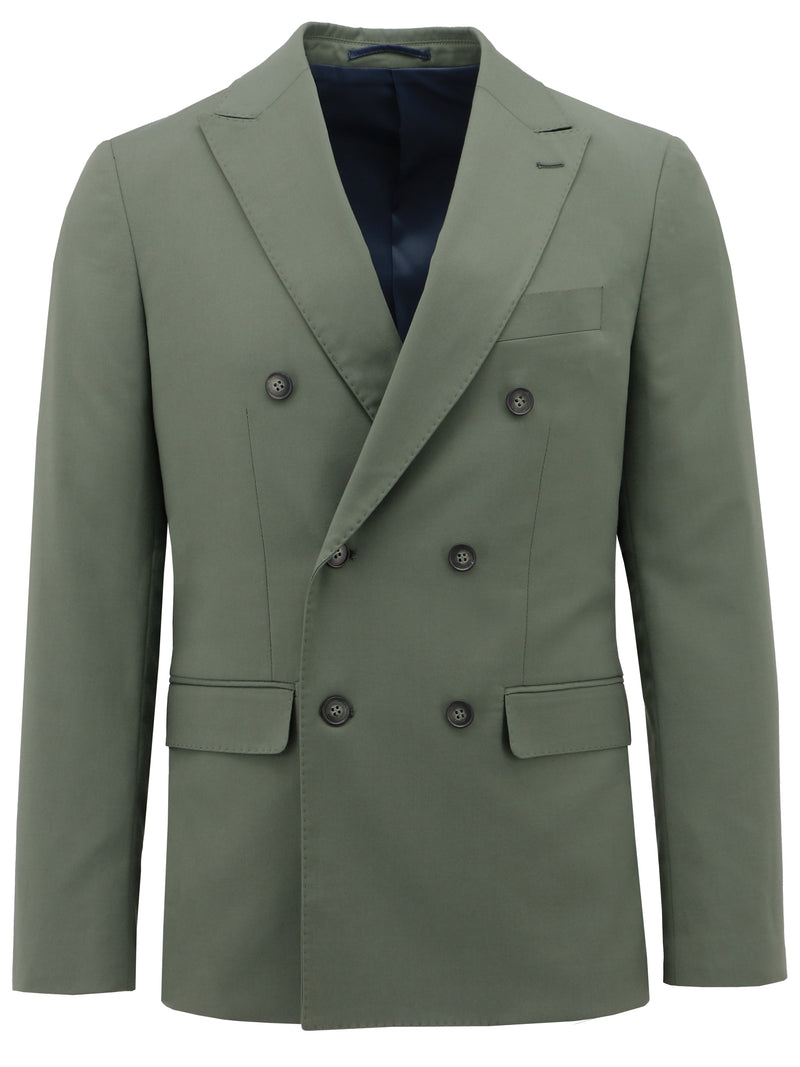 Monza Blake Olive Double Breasted Suit