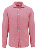 Sel Pink Linen Blend Summer Shirt