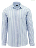 Sel Blue Striped Casual Shirt
