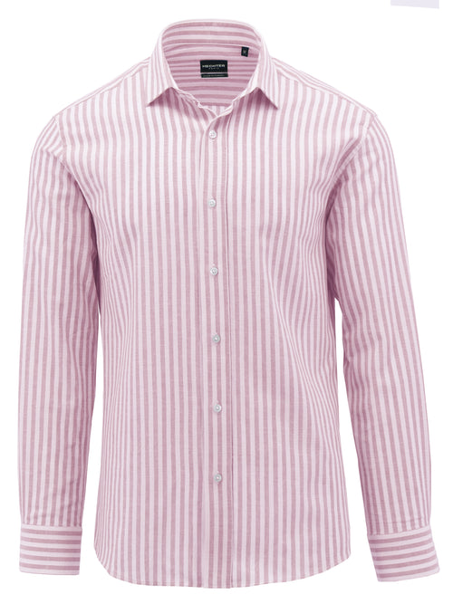Sel Pink Striped Casual Shirt