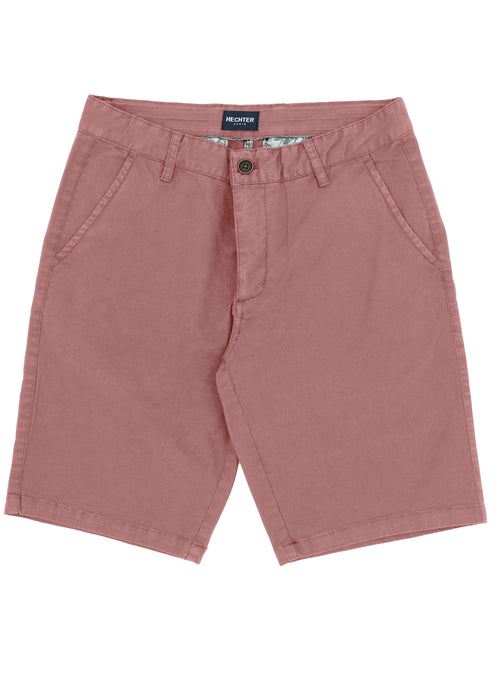 Lucas Pink Cotton Blend Shorts