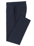 Siena Blake Navy Microchecked Wool Suit