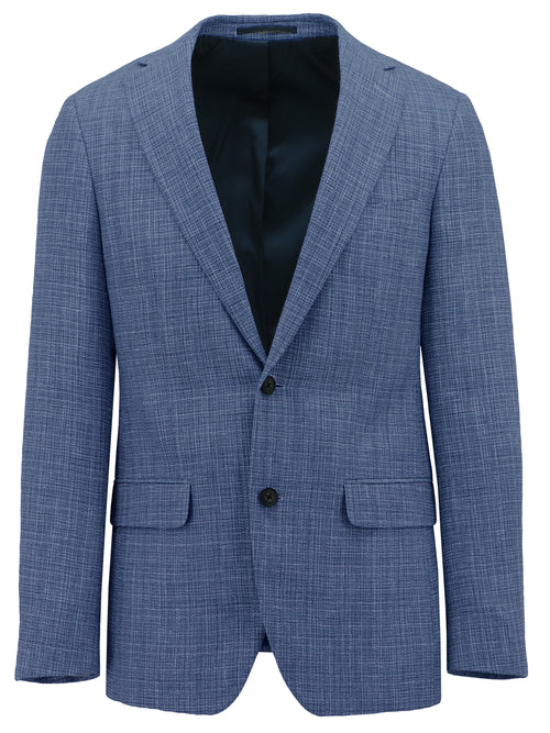 Lazio Blue Wool Blend Tweed Sports Jacket