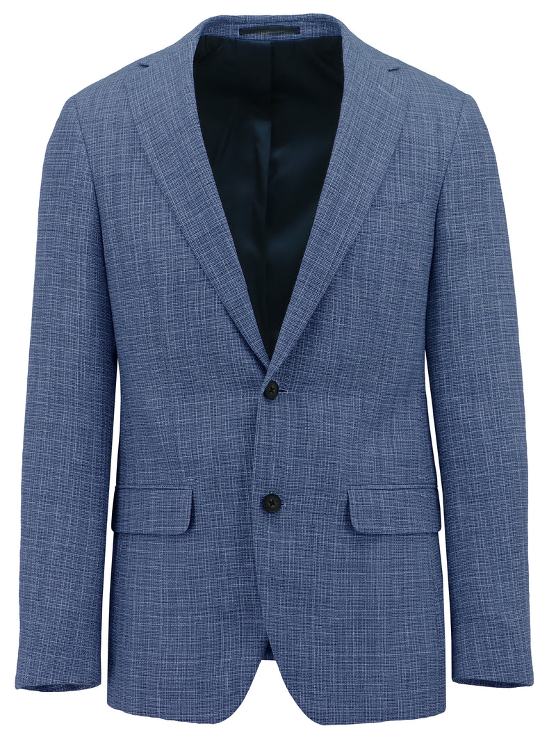 Lazio Blue Wool Blend Tweed Sports Jacket