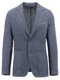 Modena Imola Blue Linen Suit