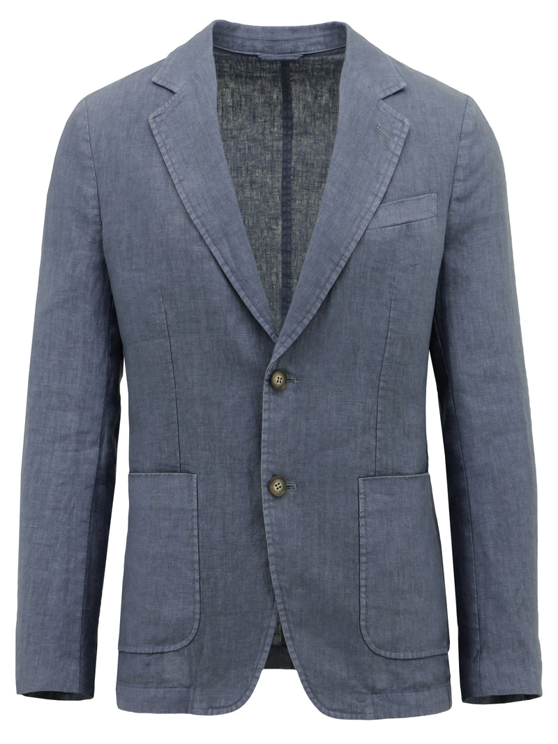 Modena Imola Blue Linen Suit