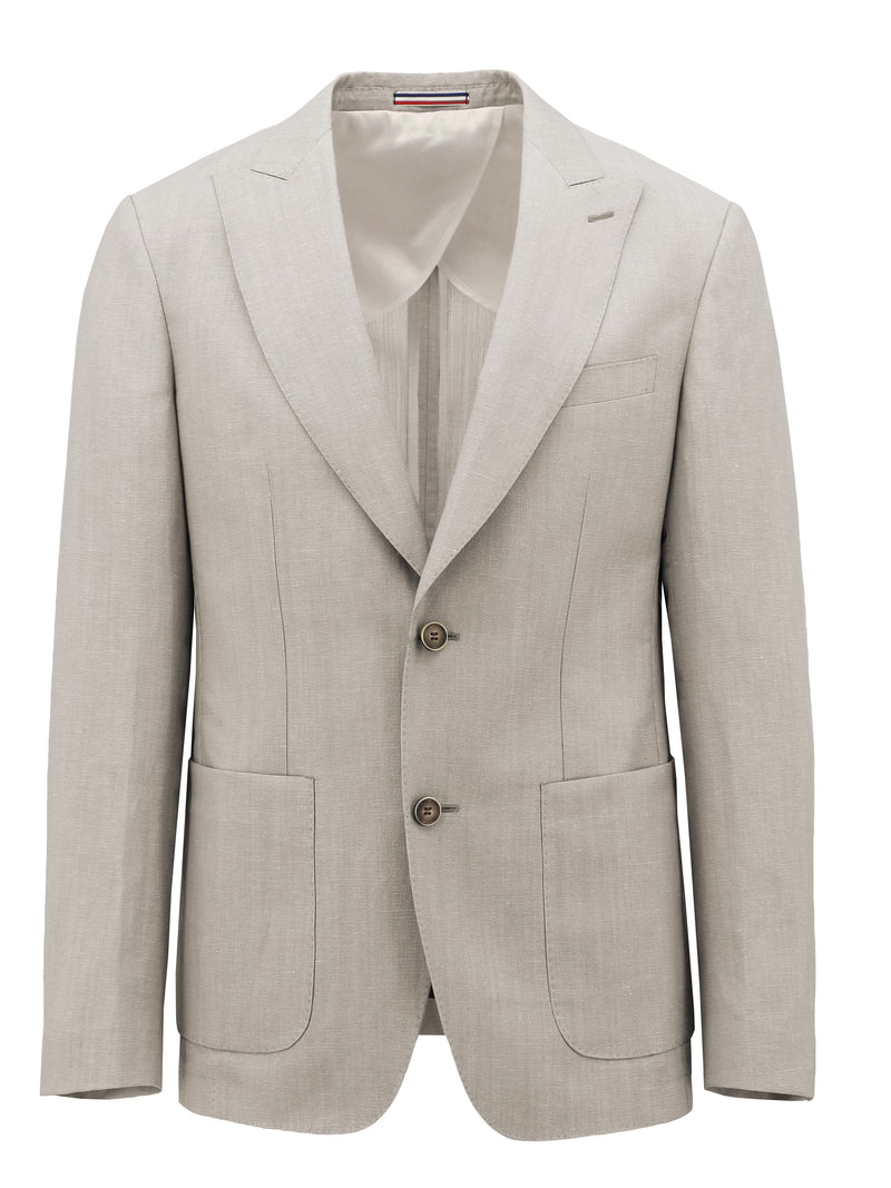 Cannes Sand Wool Blend Sports Jacket