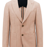 Cannes Orange Wool Blend Sports Jacket