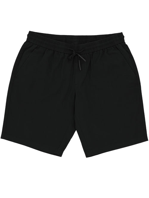 Max Black Linen Look Summer Shorts