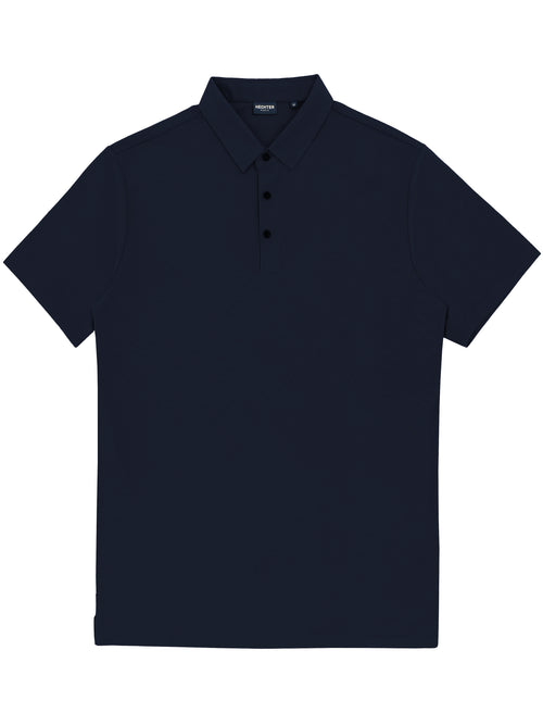 Navy Stretch Polo