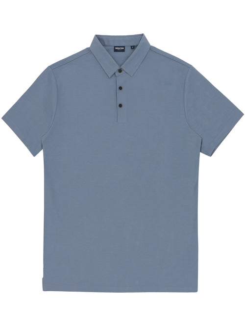 Blue Stretch Polo