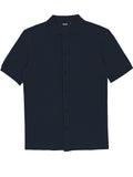 Sheen Navy Knit Shirt