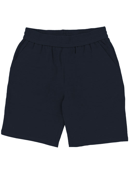 Navy Knit Shorts