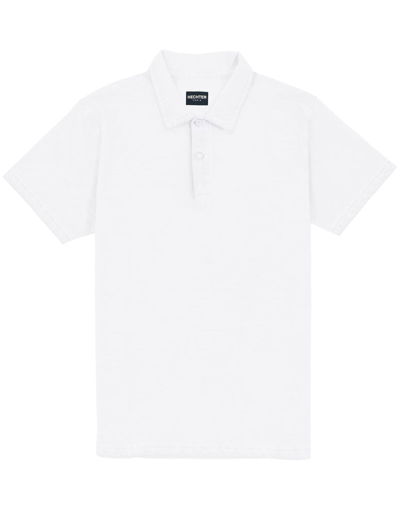 White Washed Effect Polo