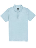 Light Blue Washed Effect Polo