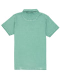 Green Washed Effect Polo