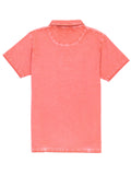 Salmon Washed Effect Polo