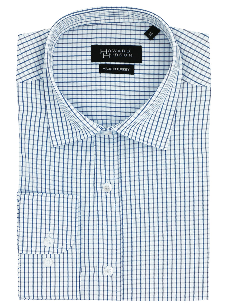 Brooke Business Blue Checked Shirt