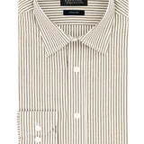 Liberty Business Beige Striped Shirt