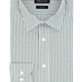 Liberty Business Green Striped Shirt
