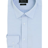 Liberty Business Blue Textured Shirt