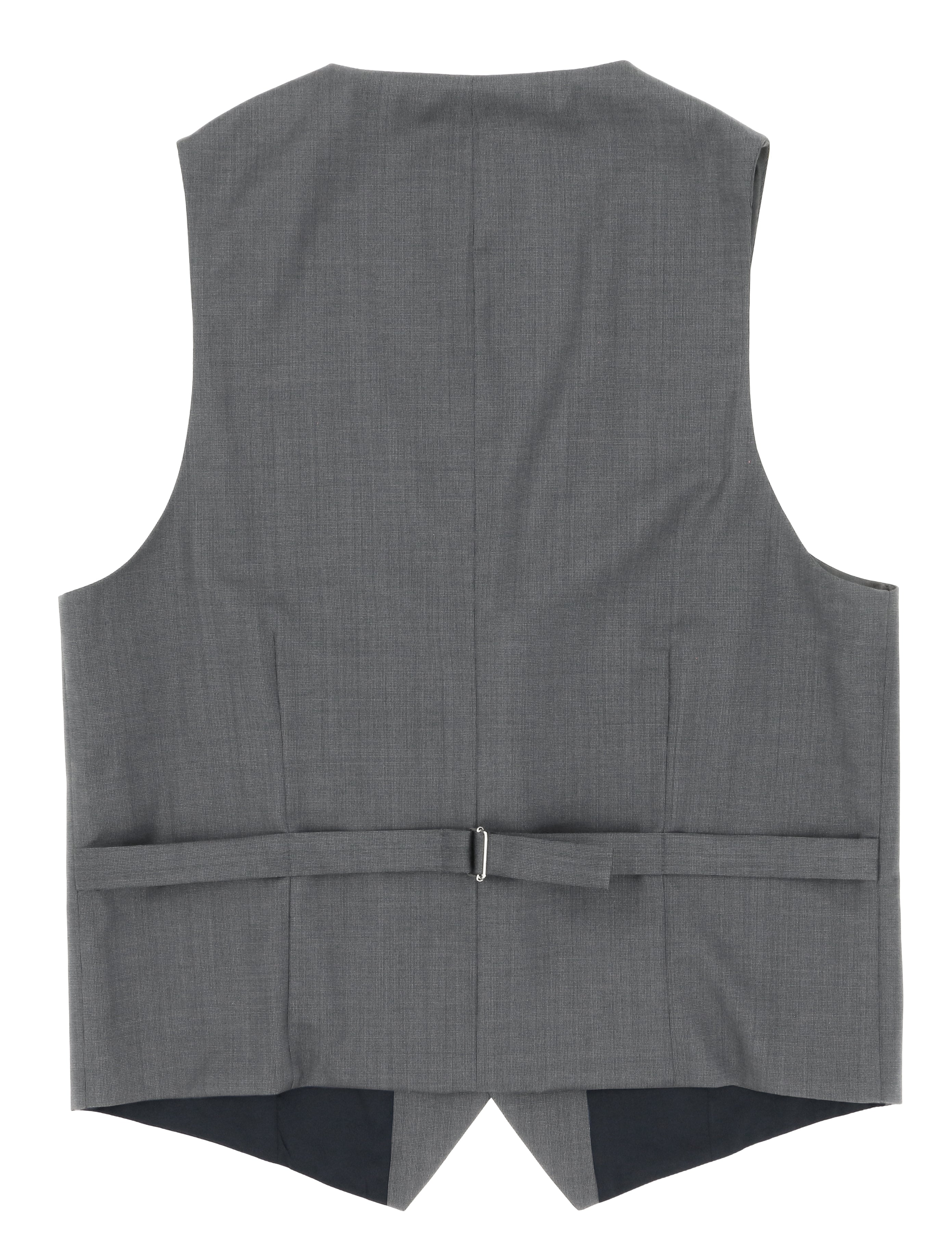 Dorset Grey Super 110 Wool Waistcoat