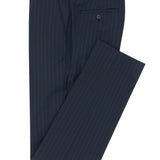 Cannes Blake Navy Pinstripe Wool Stretch Suit