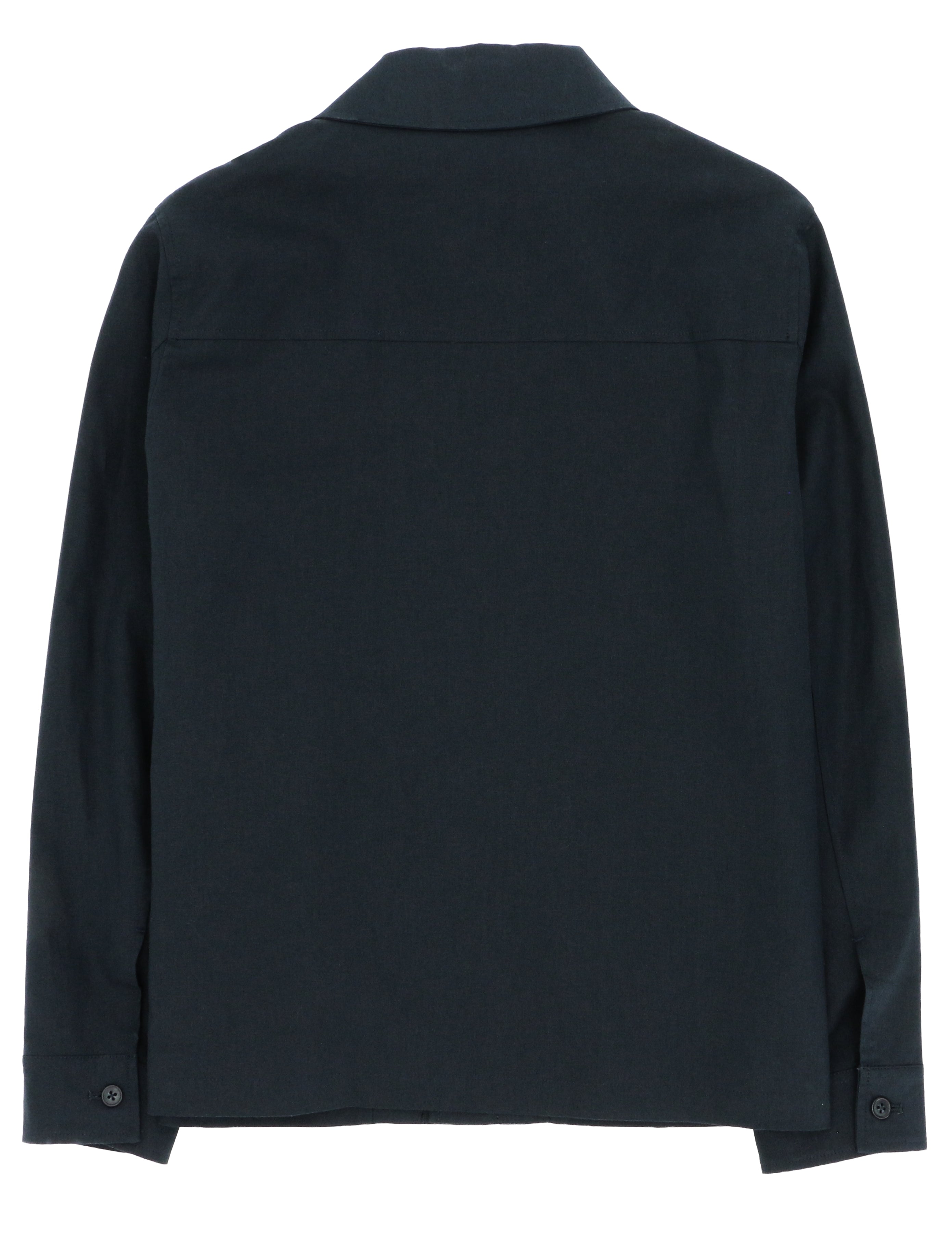 Chase Navy Linen Cotton Shacket