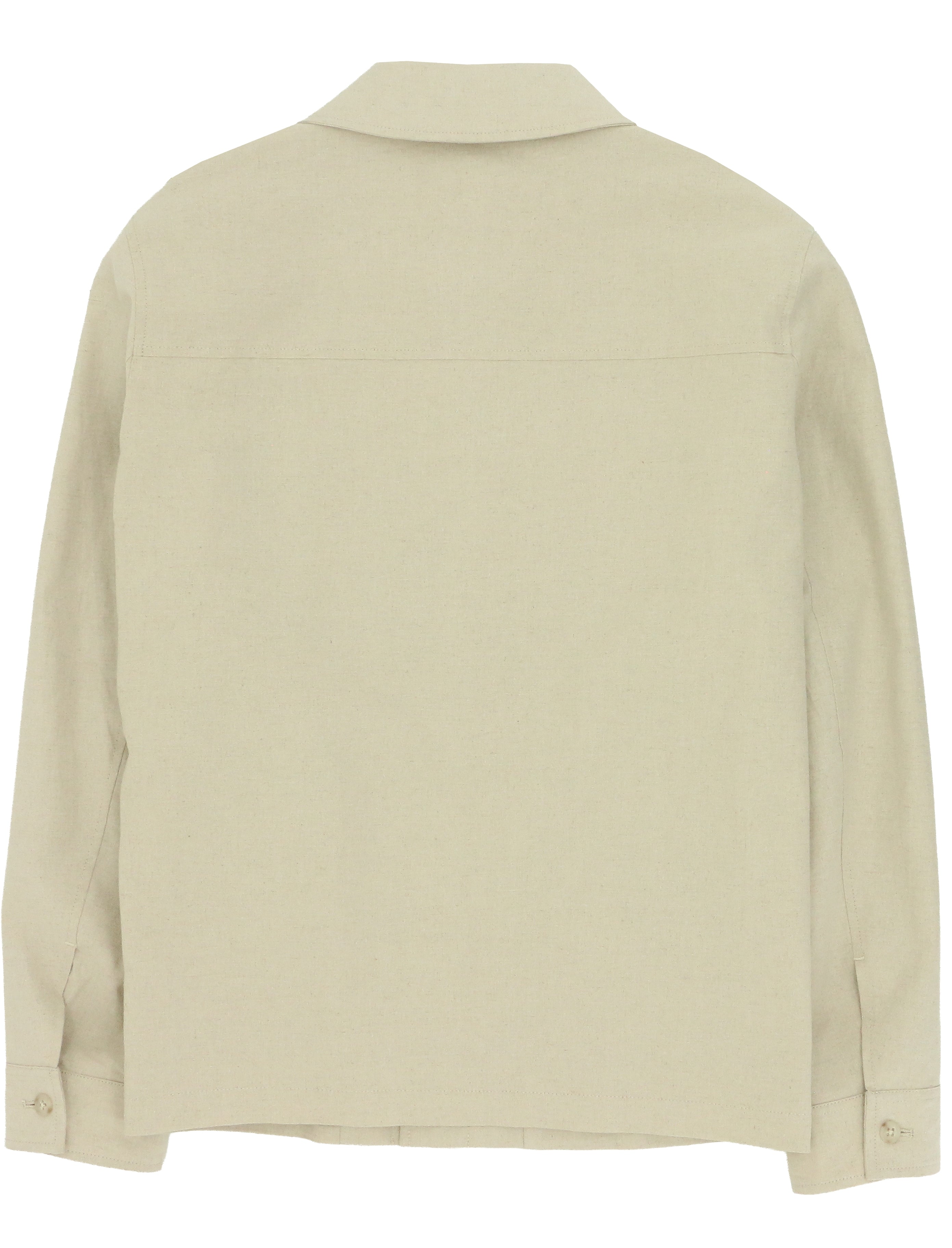 Chase Sand Linen Cotton Shacket