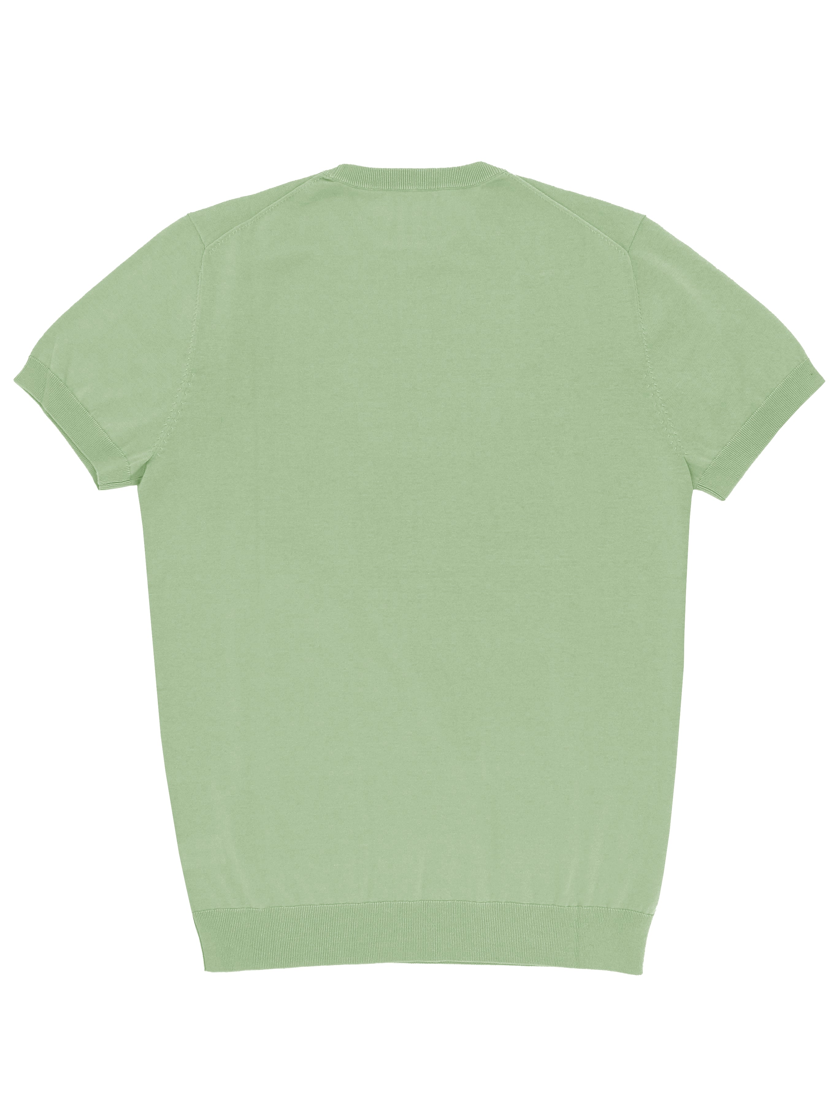 Eden Green Cotton Knit Tee