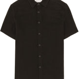 Noah Brown Knit Short Sleeve Shirt
