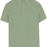 Noah Green Knit Short Sleeve Shirt
