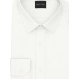 Liberty White Cotton Blend Business Shirt