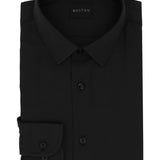 Liberty Black Self Stripe Business Shirt