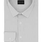Liberty Grey Microcheck Cotton Business Shirt